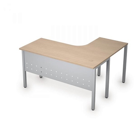 Стол на металлических опорах, экран металл 2МК.130L