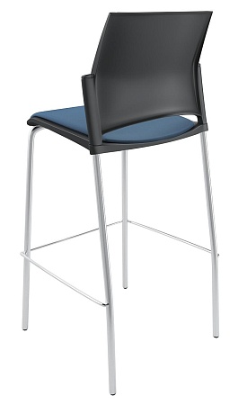 RESTART барный, каркас Хром, Пластик Черный ЦБ-00014024