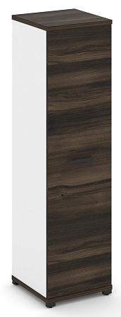 Шкаф одна узкая секция, 4 ниши (фасад ЛДСП, 4 ниши) CN.STU-416 B/W