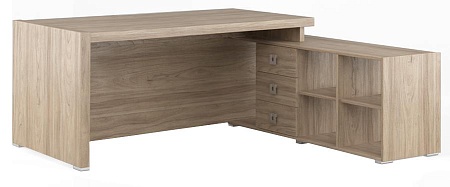 Стол письменный на опорной тумбе, правый SOL297111