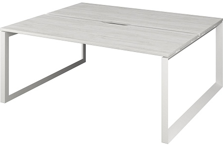 Бенч двойной на 2 рабочих места на металлокаркасе НТМП.О.Б2-200