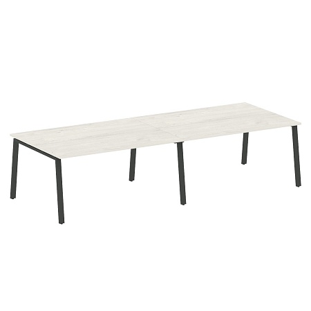 Переговорный стол (2 столешницы) на А-образном м/к БА.ПРГ-2.4