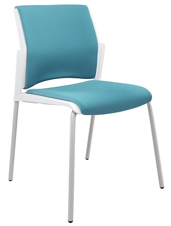 RESTART Стул, каркас Серый, Пластик Белый ЦБ-00014013