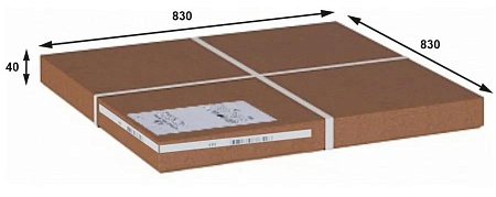 Журнальный столик Робер 8М (Металлик)