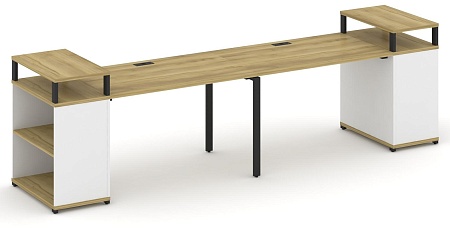 Рабочая станция с опорными стеллажами с верхними горизонтами CN.ORS-206