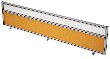 Барьер фронтальный в алюминевом профиле, вставка с...