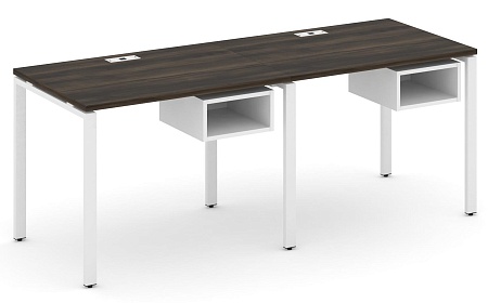 Рабочая станция односторонняя с подвесными тумбами на 2 места CN.ORS-101