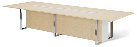 EXE Стол перег L396 хром/короб 101 921 OAK 07 W