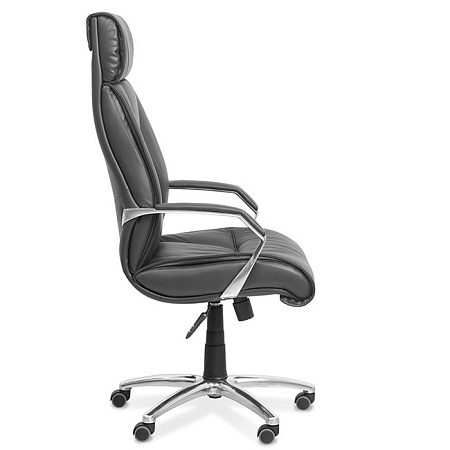 Кресло для руководителя (хром. подлокотники) Olimpxhrom2