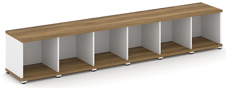 Стеллаж шесть узких секций, 1 ниша CN.STU-160