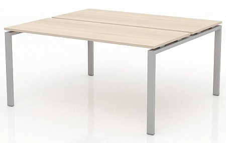 Бенч-система на 2 рабочих места с пропусками для кабеля ТН314ТР-1х2+ТН314К-22_ПР