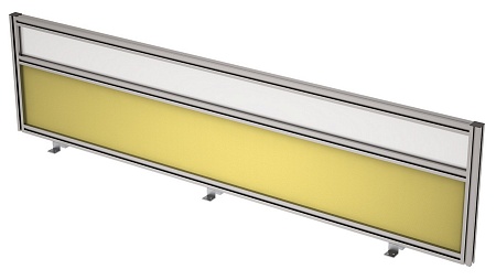 Барьер фронтальный в алюминевом профиле, вставка с...