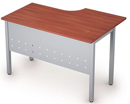 Стол на металлических опорах, экран металл 2МК.141L