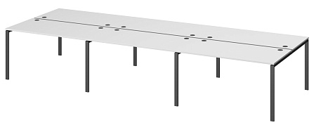 Бенч двойной на 6 рабочих мест  АМБ-002-6