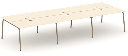 Рабочая станция на 6 мест с лючком ES.D.RS-6.3-LK