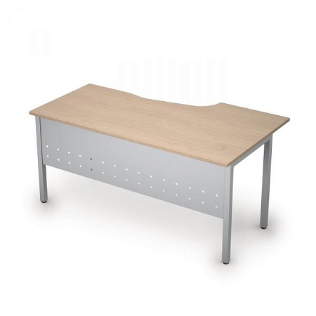 Стол на металлических опорах, экран металл 2МК.120L