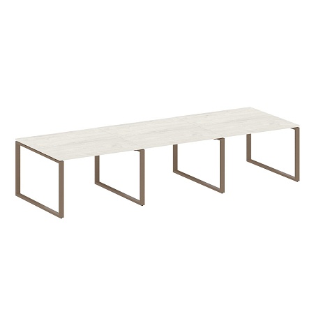 Переговорный стол (3 столешницы) на О-образном м/к БО.ПРГ-3.2