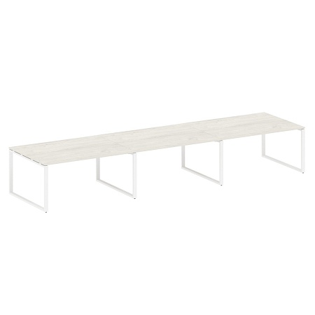 Переговорный стол (3 столешницы) на О-образном м/к БО.ПРГ-3.4