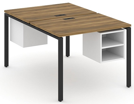 Рабочая станция двух сторонняя с подвесными тумбами на 2 места CN.DRS-105