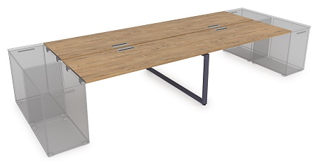 Стол системы Бенч, сдвоенный, на 4 рабочих места  СТБД-О.984