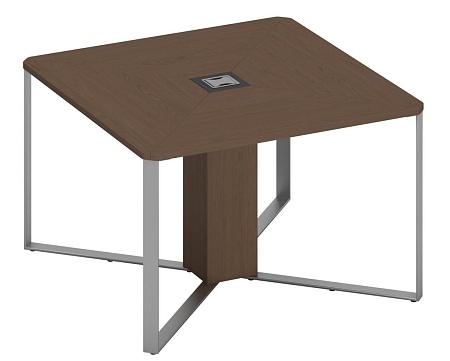 Стол для переговоров 1-секционный столешница дуб табачный ВЛ 101 ДТ АТ ДТ ХР