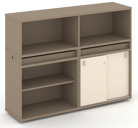 Набор №9. Тумба двойная + низкая надставка ES.NB.2N-9