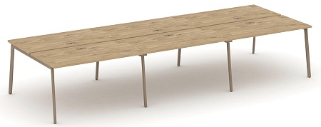 Рабочая станция на 6 мест с лючком ES.D.RS-6.3-LP