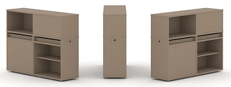 Набор №12. Тумба двойная + низкая надставка ES.NB.2N-12