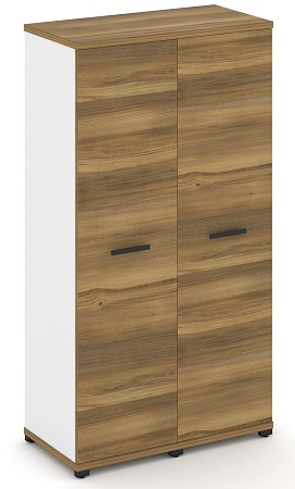 Шкаф две узкие секции, 4 ниши (2 фасада ЛДСП, 4 ниши) CN.STU-426 B/W