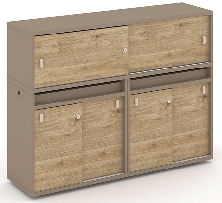 Набор №6. Тумба двойная + низкая надставка ES.NB.2N-6