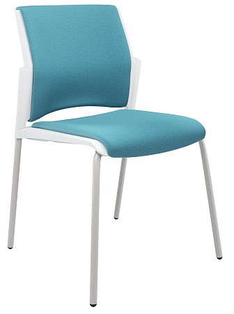 RESTART Стул, каркас Серый, Пластик Белый ЦБ-00011284