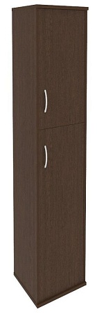 Шкаф высокий узкий правый (1 средняя дверь ЛДСП, 1 низкая дверь ЛДСП) А.СУ-1.8 (R)