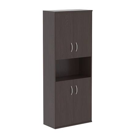 Шкаф с двумя комплектами глухих малых дверей СТ-1.5