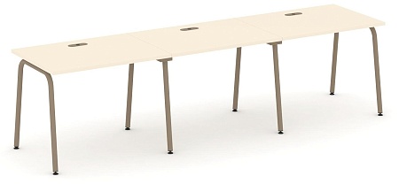 Рабочая станция на 3 места с лючком ES.RS-3.1-LK