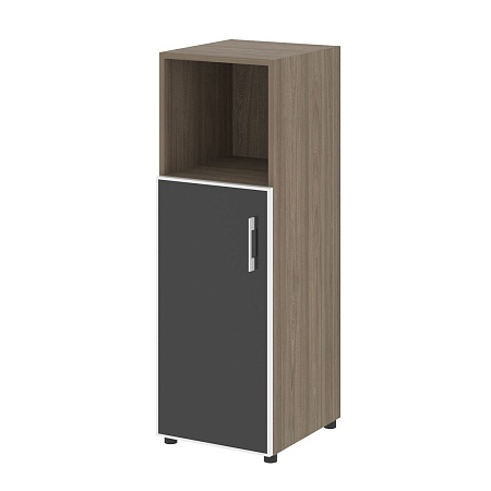 Шкаф средний узкий LT.SU-2.2 R (L) black