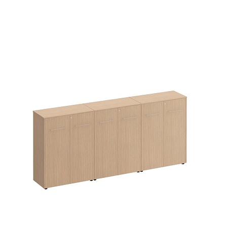 Шкаф для документов закрытый средний (стенка из 3 шкафов) МЕ 337