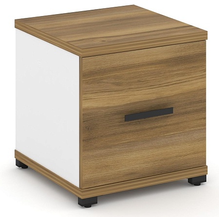 Шкаф четыре узкие секции, 1 ниша (Один фасад ЛДСП, накладной на 1 нишу) CN.STU-113 B/W