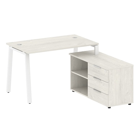 Рабочая станция на А-образном м/к с опорной тумбой правая БА.РС-СТС-2.2 Пр