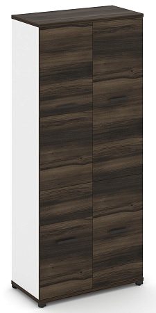 Шкаф одна широкая секция, 5 ниш (2 фасада ЛДСП, 2 ниши + 2 фасада ЛДСП, 3 ниши) CN.STS-512 B/W