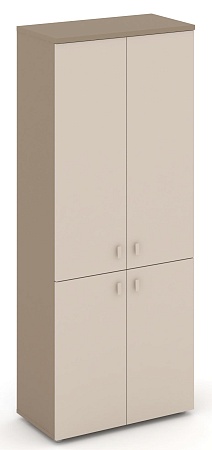 Шкаф высокий широкий (2 низких фасада ЛДСП + 2 средних фасада ЛДСП) ES.ST-1.3