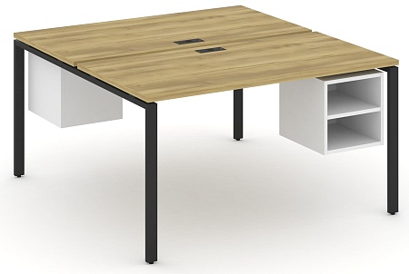 Рабочая станция двух сторонняя с подвесными тумбами на 2 места CN.DRS-107