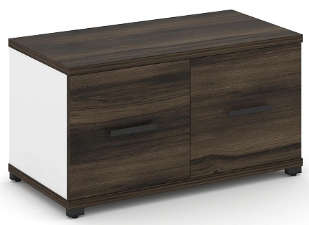 Шкаф одна широкая секция, 1 ниша (2 фасада ЛДСП, 1 ниша) CN.STS-113 B/W