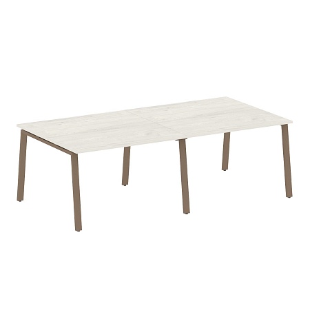 Переговорный стол (2 столешницы) на А-образном м/к БА.ПРГ-2.2