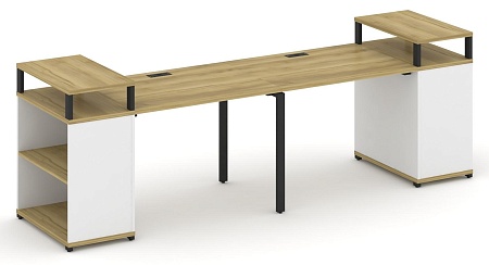 Рабочая станция с опорными стеллажами с верхними горизонтами CN.ORS-205