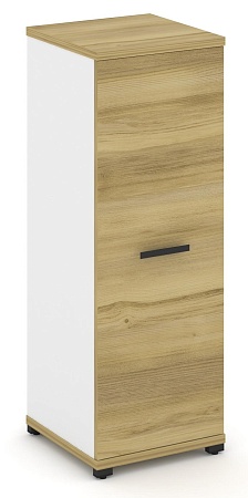 Шкаф одна узкая секция, 3 ниши (фасад ЛДСП, 3 ниши) CN.STU-316 B/W