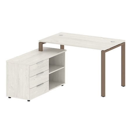 Рабочая станция с опорной тумбой левая БП.РС-СТС -2.2 Л