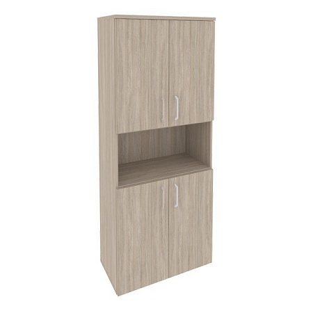 Шкаф высокий широкий (4 низких фасада ЛДСП) O.ST-1.5