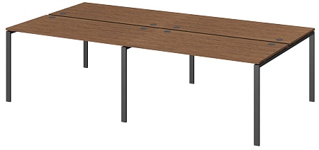 Бенч двойной на 4 рабочих места АМБ-002.60-4