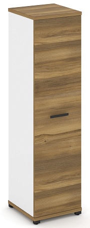 Шкаф одна узкая секция, 4 ниши (фасад ЛДСП, 4 ниши) CN.STU-416 B/W