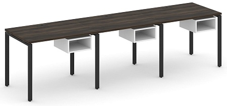 Рабочая станция односторонняя с подвесными тумбами на 3 места CN.ORS-121